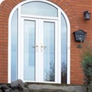 Arched French doors