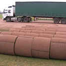Big Rolls and lorry with off loading
